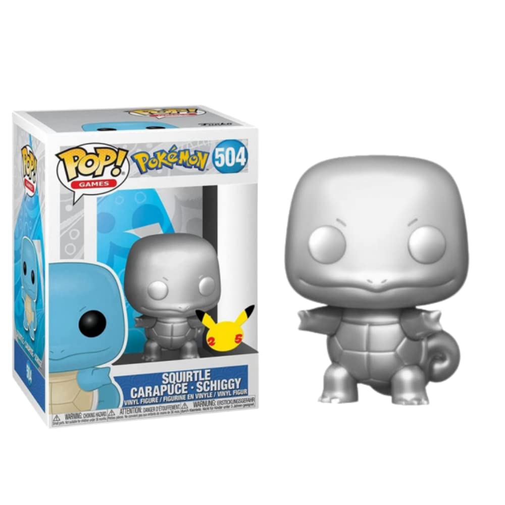 POKEMON - 504 - SQUIRTLE SILVER – 25TH ANNIVERSARY