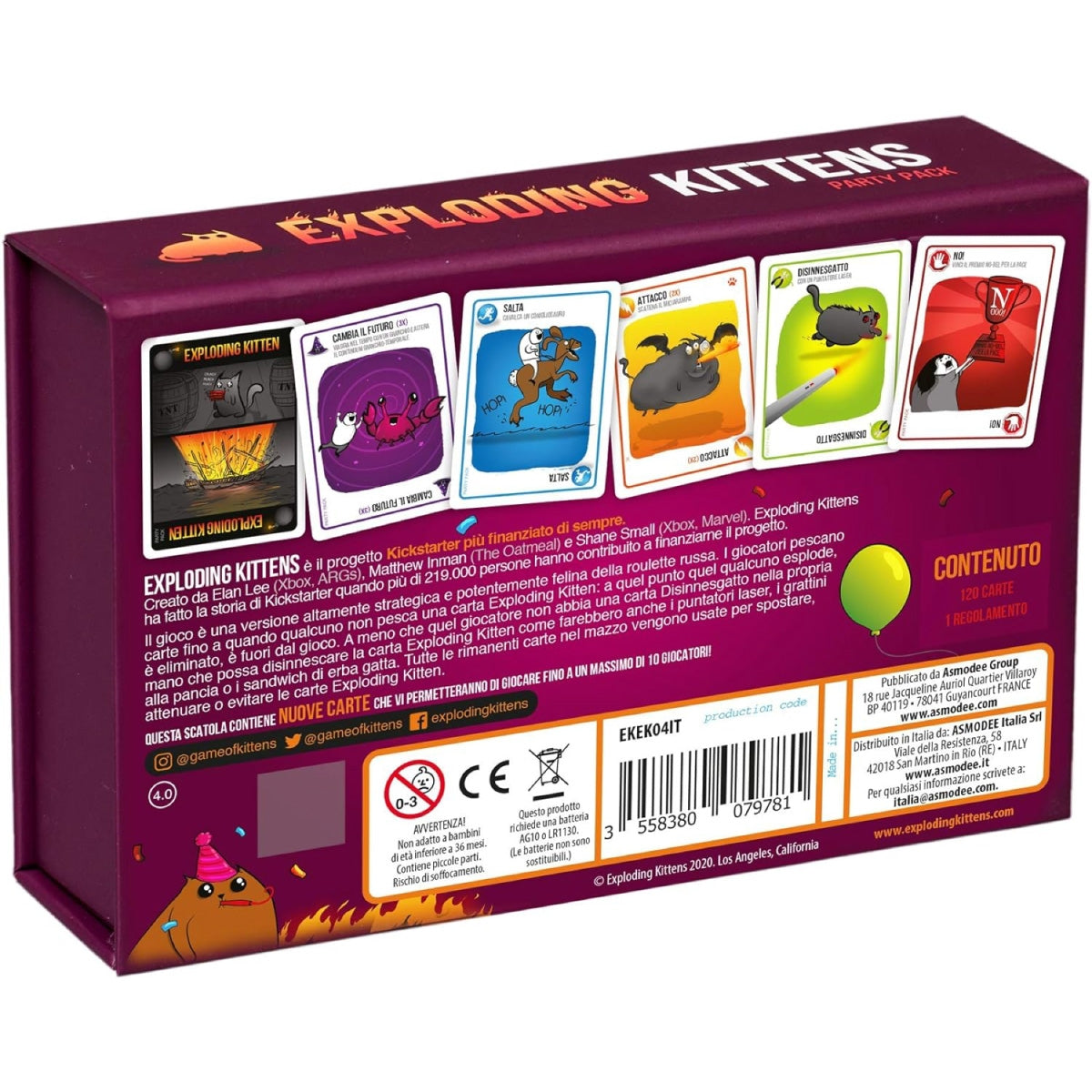 EXPLODING KITTENS PARTY PACK - NUOVA EDIZIONE