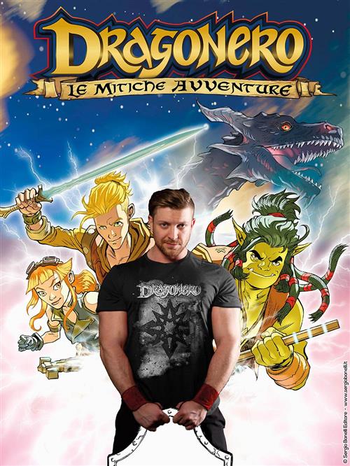 DRAGONERO - MITICHE AVVENTURE VOL.1 - ARRIVANO GLI EROI - VARIANT MAURIZIO MERLUZZO & RICCARDO CROSA