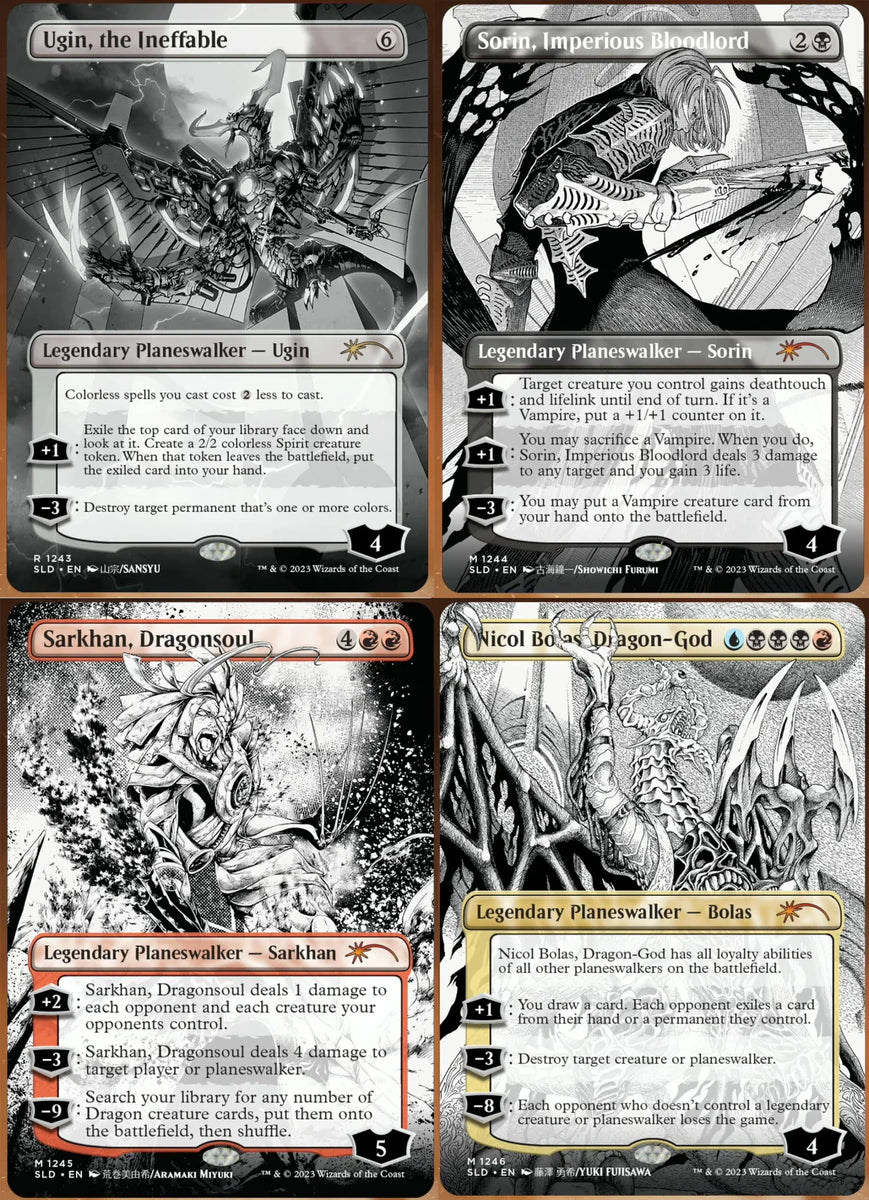SECRET LAIR BORDERLESS PLANESWALKERS – ceanerdcorner SECRET LAIR BORDERLESS PLANESWALKERS – ceanerdcorner