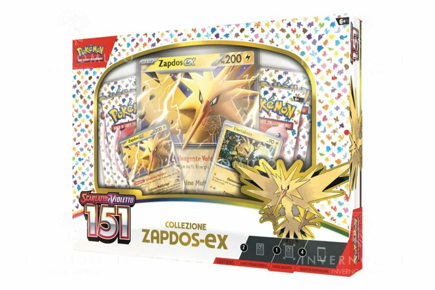 POKEMON - COLLEZIONE SCARLATTO E VIOLETTO 151 ZAPDOS-EX- ITA