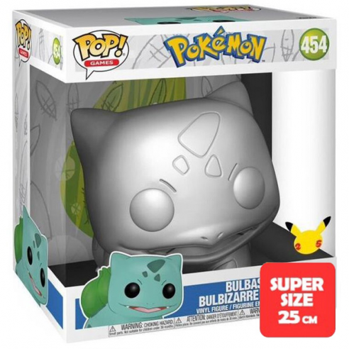 POKEMON - 454 - BULBASAUR SILVER JUMBO – 25TH ANNIVERSARY