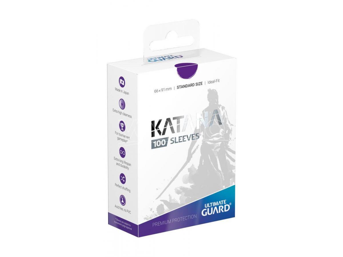 ULTIMATE GUARD - 100 KATANA SLEEVES STANDARD SIZE - PURPLE