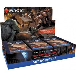 BOX SET BOOSTER - COMMANDER LEGENDS: BATTLE FOR BALDUR'S GATE (18 BUSTE) - ITA