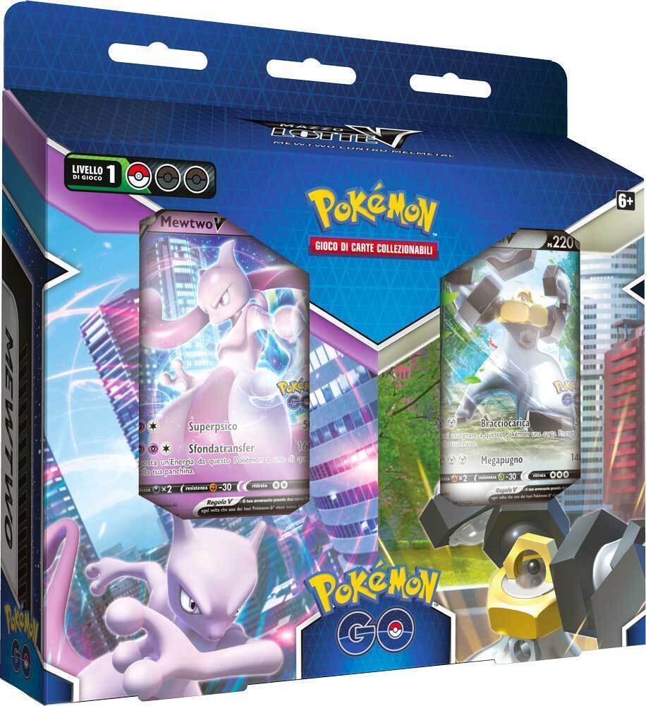 POKEMON - BUNDLE 2 MAZZI - LOTTE V MEWTWO E MELMETAL-V