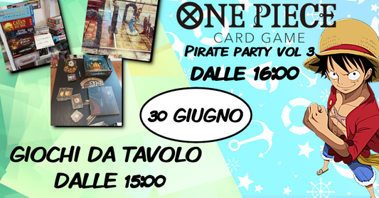 ONE PIECE PIRATE PARTY VOL 3 + GIOCHI DA TAVOLO