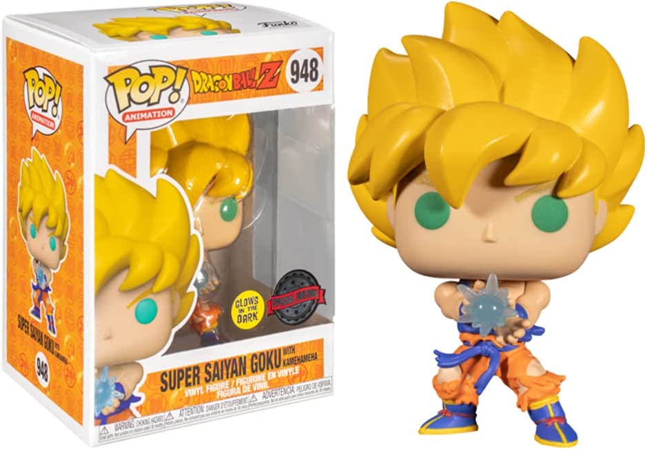 DRAGON BALL Z - 948 - SS GOKU W/ KAMEHAMEHA glow in the dark