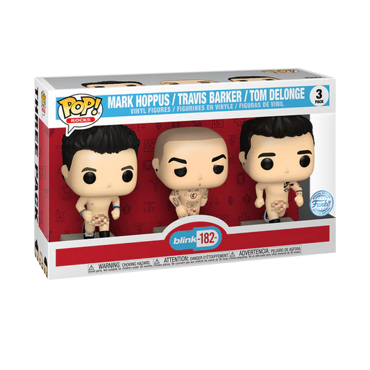 BLINK 182 - 3-PACK - MARK HOPPUS/TRAVIS BARKER/ TOM DELONGE GA EXCL