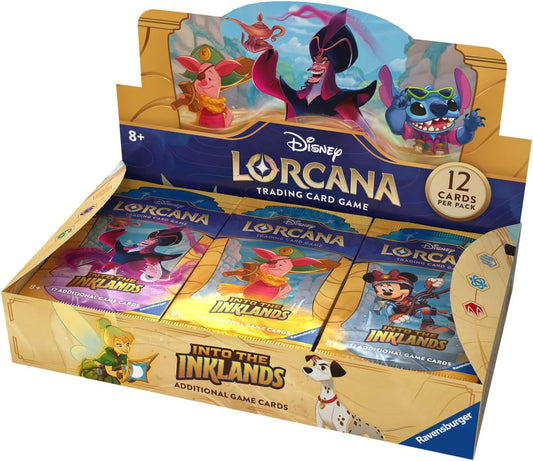 Disney Lorcana Into the Inklands Booster Box ENG-CASE DA 4 BOX SIGILLATO