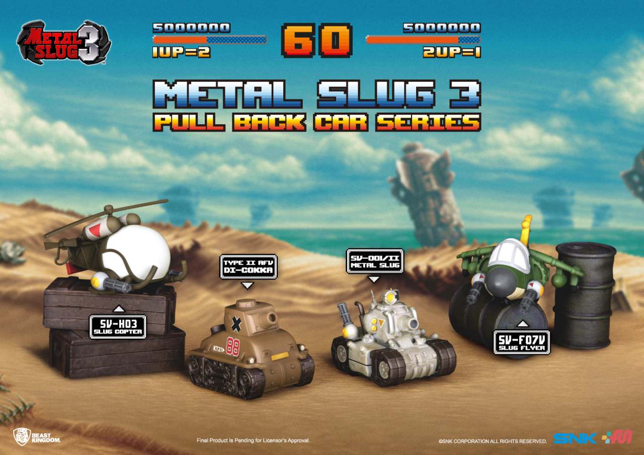 METAL SLUG 3 PULLBACK CAR SET