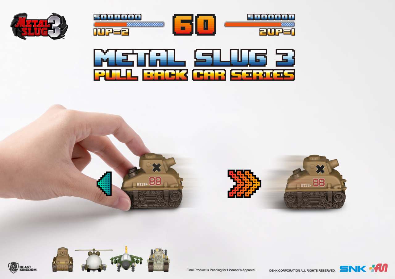 METAL SLUG 3 PULLBACK CAR SET