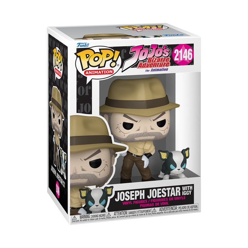 JOJO’S BIZZARRE ADVENTURE – 2146 - JOSEPH JOESTAR WITH IGGY