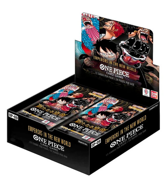 One Piece OP09 The Four Emperors Box 24 Bustine ENG