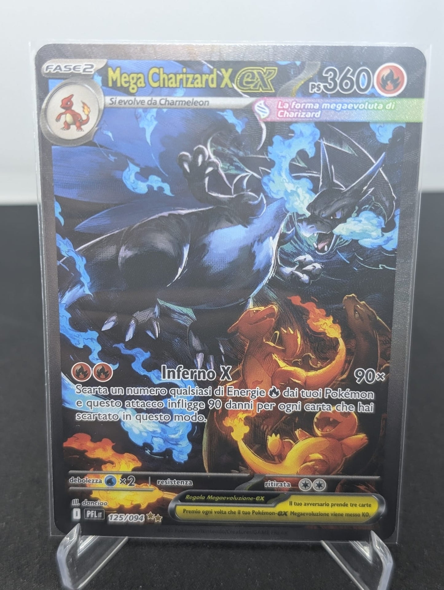 Mega Charizard X ex (PFL 125) Fiamme Spettrali
