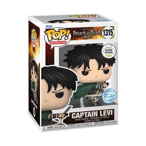 ATTACK ON TITAN - 1315 - CAPTAIN LEVI Games Academy Exclusive