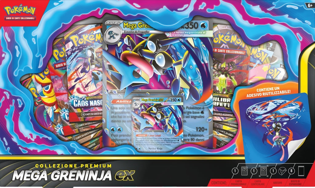 POKEMON Collezione Premium Mega Greninja-ex