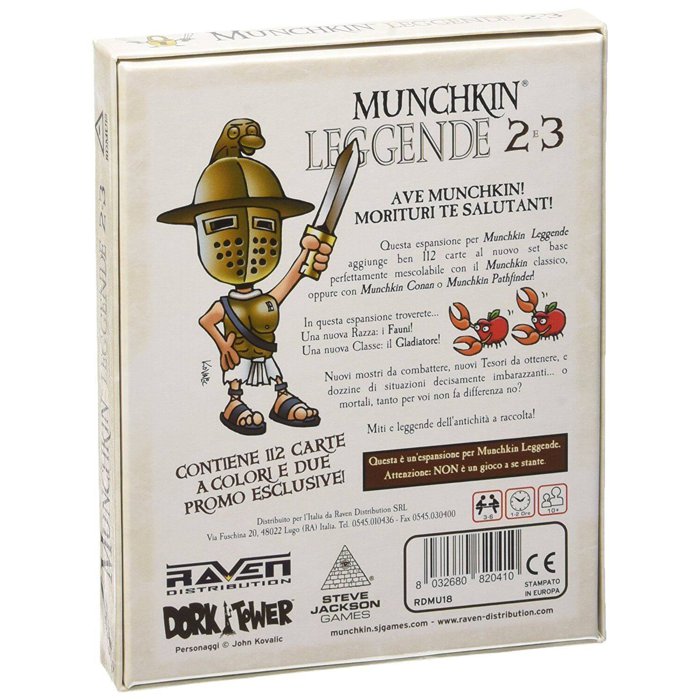 MUNCHKIN LEGGENDE 2 E 3