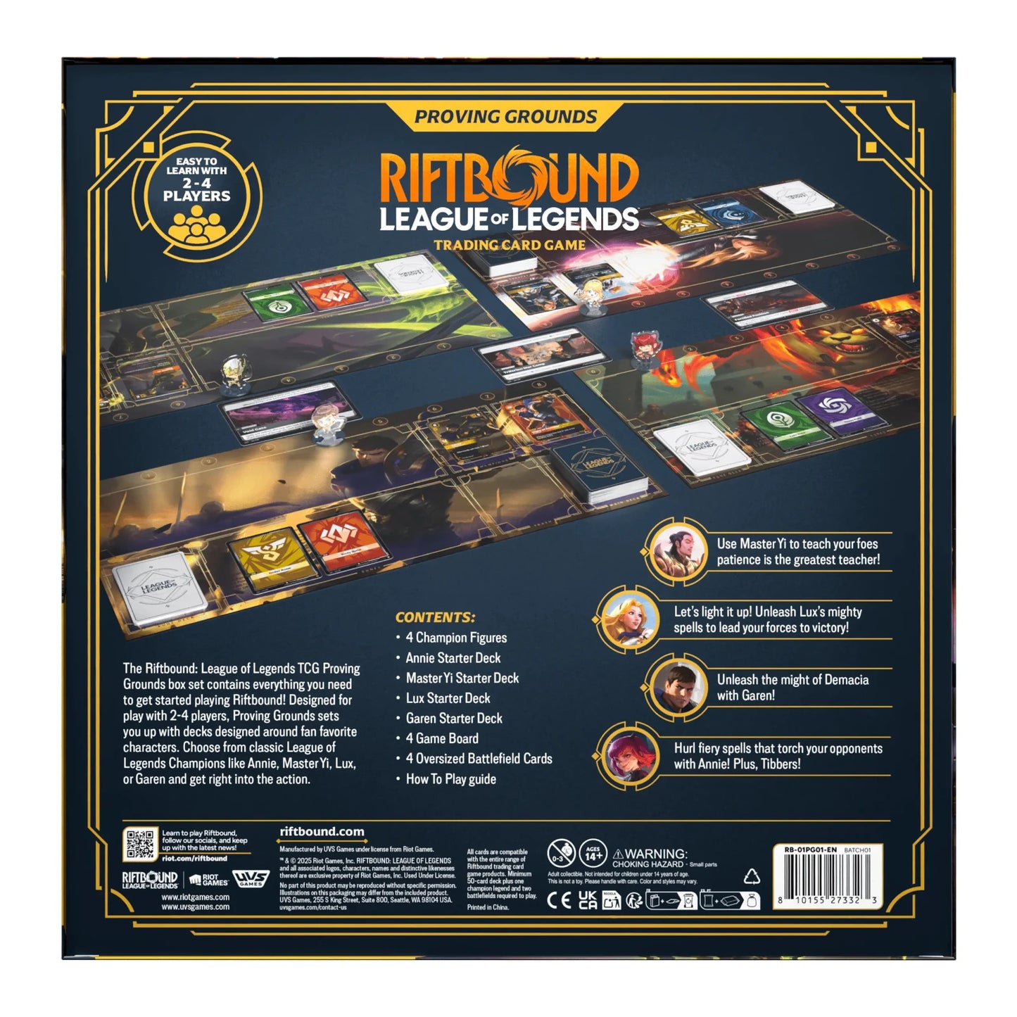 RIFTBOUND - LEAGUE OF LEGENDS - PROVING GROUNDS - ORIGINS - ENG