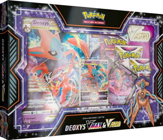 POKEMON COLLEZIONE LOTTE Deoxys-VMAX E V ASTRO ITA