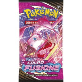 POKEMON - SOLO BUSTINE SINGOLE - SPADA E SCUDO COLPO FUSIONE