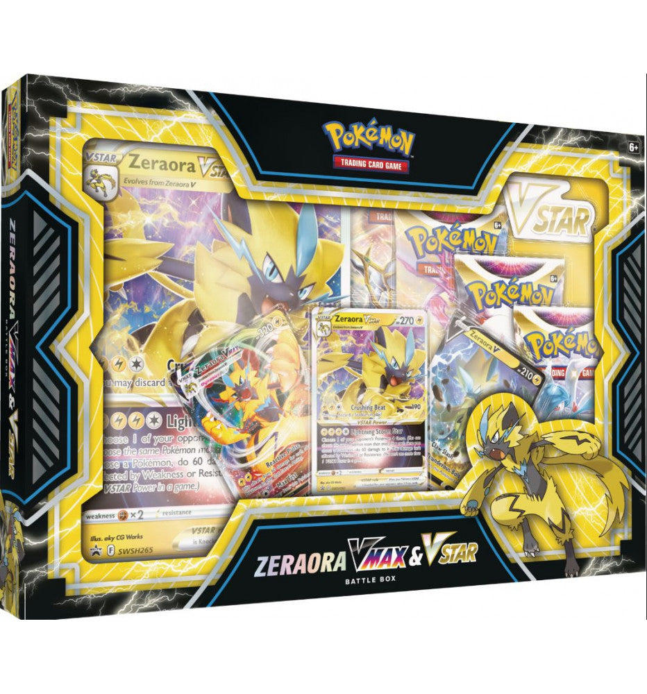 POKEMON COLLEZIONE LOTTE ZERAORA-VMAX E V ASTRO ITA