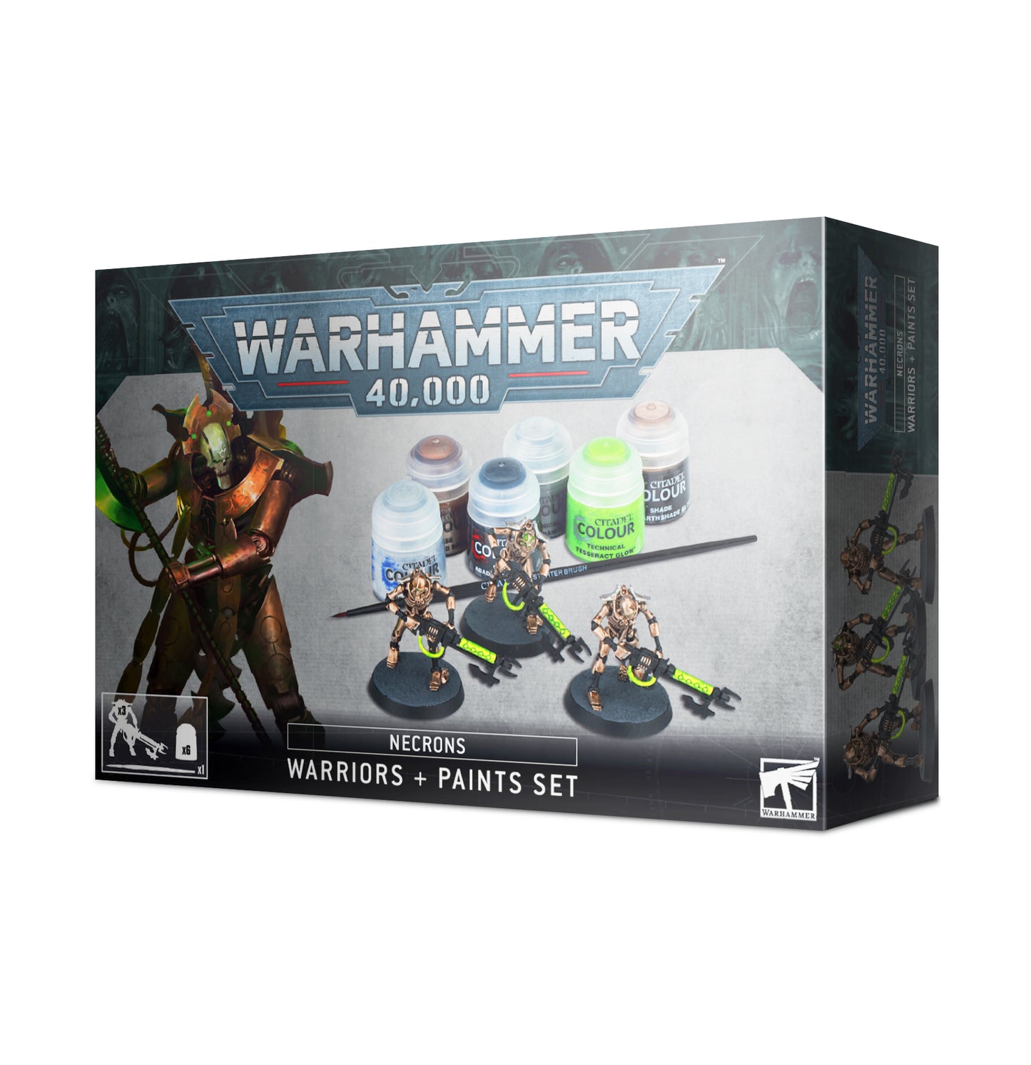 WARHAMMER 40K: NECRONS: WARRIORS + PAINT SET