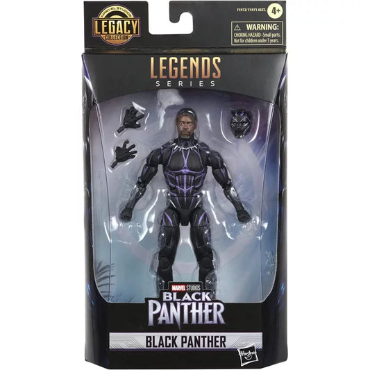 MARVEL LEGENDS - BLACK PANTHER - BLACK PANTHER LEGACY COLLECTION (SCATOLA CON ANTEPRIMA) - ACTION FIGURE 15CM